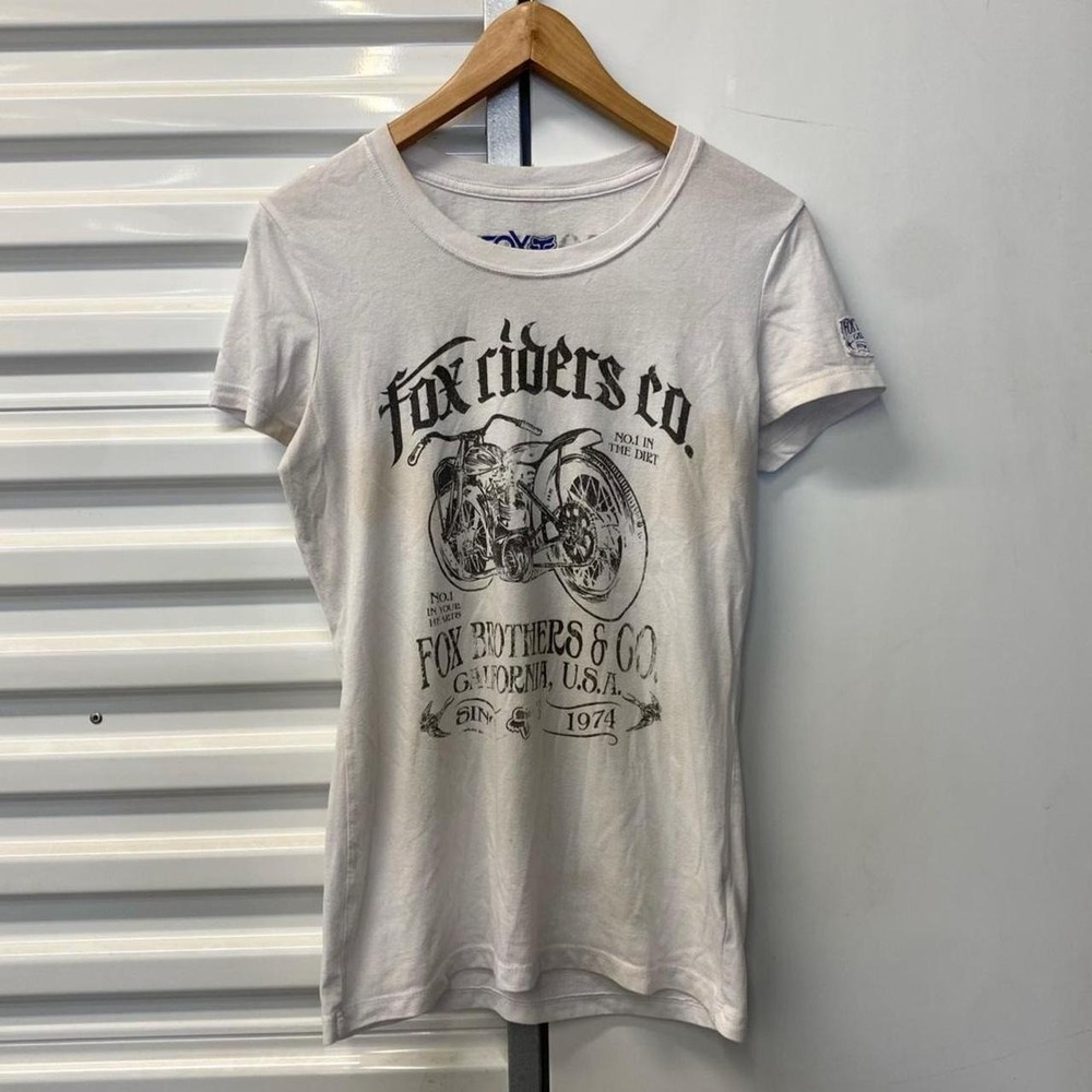 Y2K Fox Racing Fox Riders Co. Motorcross Women's Shirt Medium
